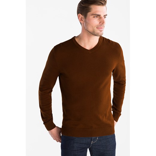 C&A Sweter z linii, Pomarańczowy, Rozmiar: XS