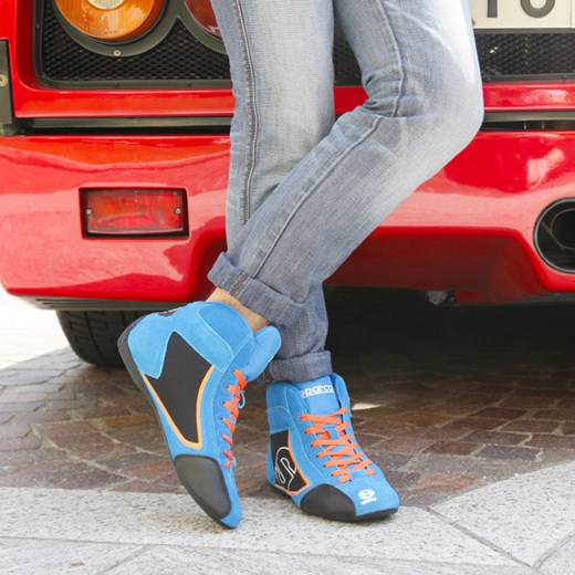 Buty sportowe męskie Sparco z zamszu sznurowane 