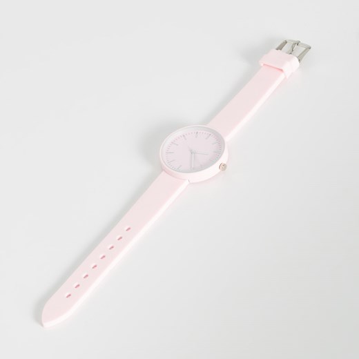 Sinsay - Pastelowy zegarek - Różowy  Sinsay One Size 