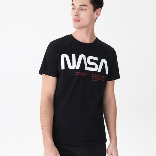 House - T-shirt NASA - Czarny  House S 