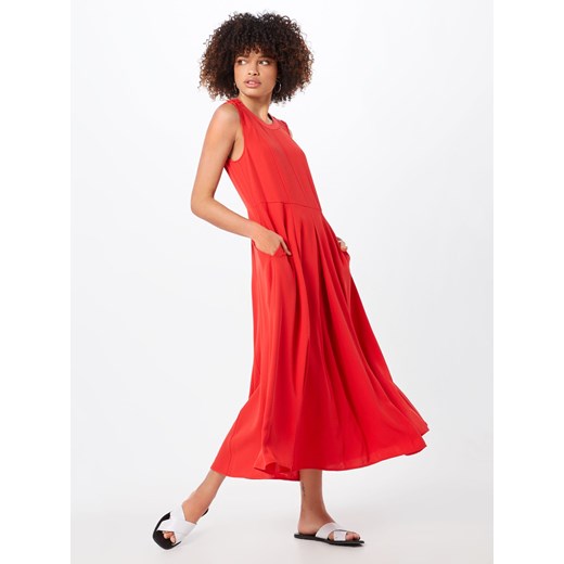 Sukienka Calvin Klein oversize'owa elegancka midi bez rękawów luźna 