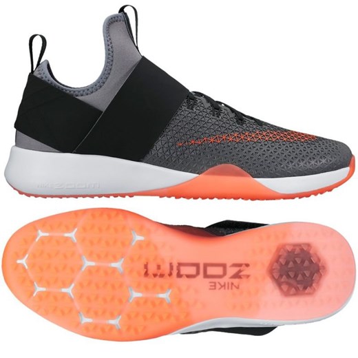 Nike buty sportowe damskie dla biegaczy zoom czarne casual gładkie 