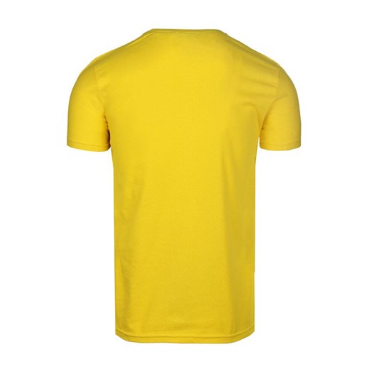 T-Shirt Męski z Nadrukiem od Neidio TS1903 Żółty Neidio  XL Neidio.pl