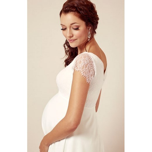 Ciążowa suknia ślubna Eleanor Long Tiffany Rose 4 (42-44) Piękny Brzuszek