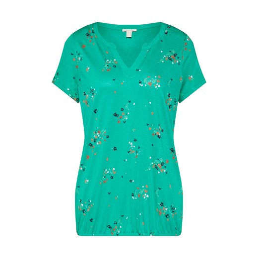 Zielona bluzka damska Esprit z krótkim rękawem 