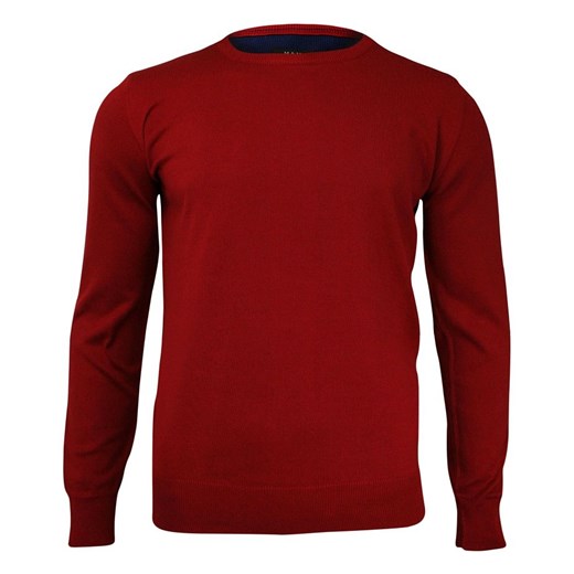 Sweter męski Mm Classic czerwony 