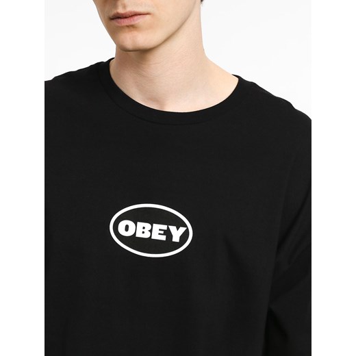 T-shirt męski OBEY z krótkim rękawem z napisami 