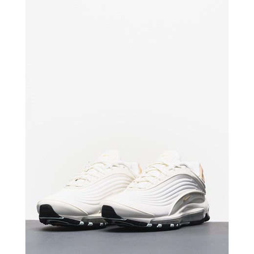 Białe buty sportowe męskie Nike na lato z tworzywa sztucznego sznurowane 