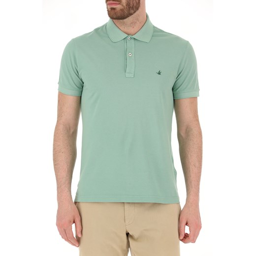 Brooksfield Koszulka Polo dla Mężczyzn, zielony szałwiowy, Bawełna, 2019, L M S XL XXL XXXL  Brooksfield XXXL RAFFAELLO NETWORK