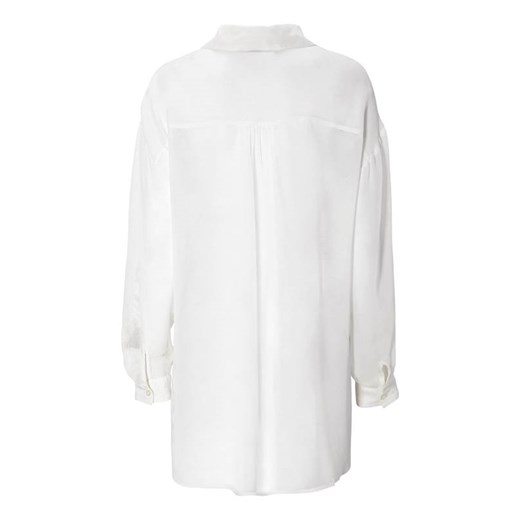 Biała koszula damska Cream na wiosnę z szyfonu 