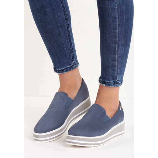 Granatowe Slip On Erso