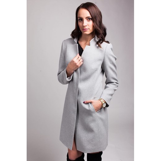 Płaszcz damski PLA029 gray