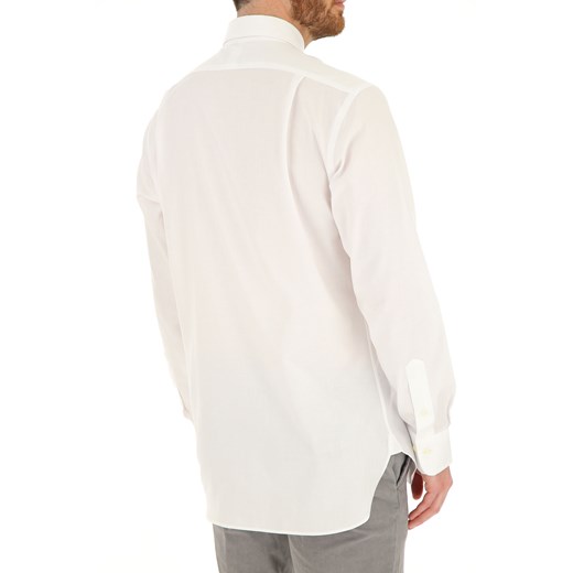 Koszula męska Ralph Lauren biała casualowa z długimi rękawami 