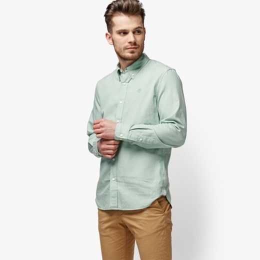 Koszula męska Timberland z długimi rękawami bez wzorów 