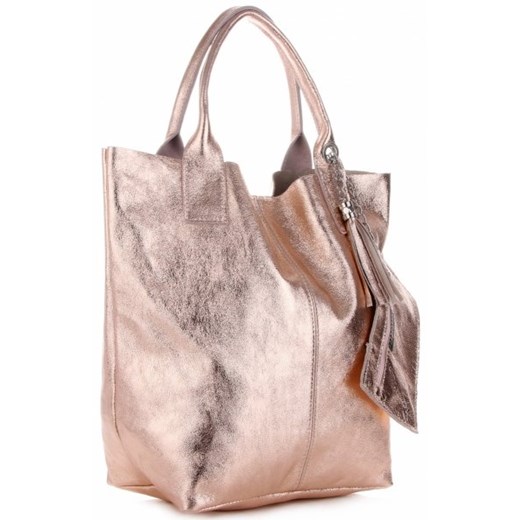 Shopper bag Genuine Leather elegancka lakierowana 