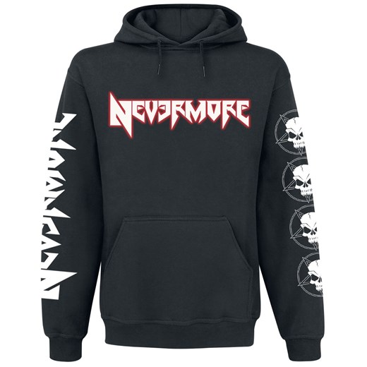 Nevermore - Tribal Skull - Bluzy z kapturem - czarny  Nevermore XL EMP