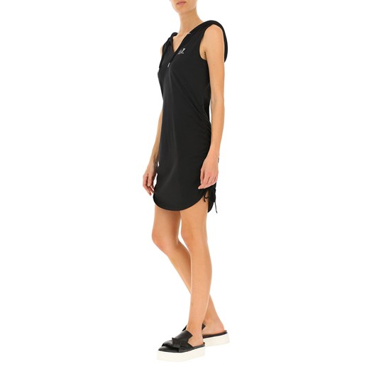 Sukienka Emporio Armani mini czarna bez wzorów 