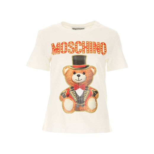 Bluzka damska Moschino z krótkimi rękawami młodzieżowa