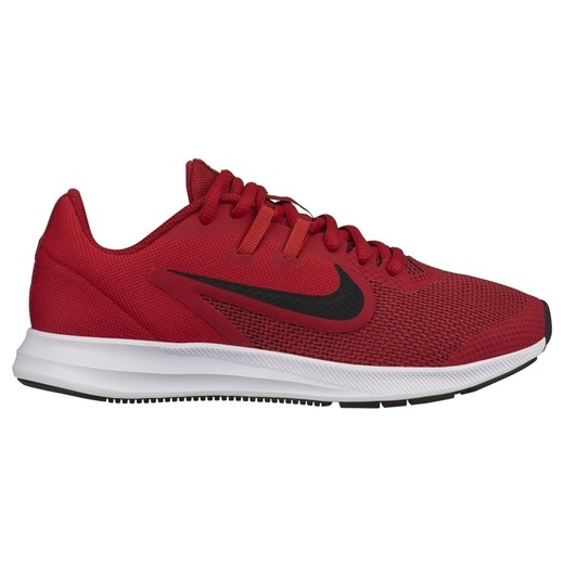 Buty sportowe damskie Nike dla biegaczy downshifter czerwone bez wzorów 