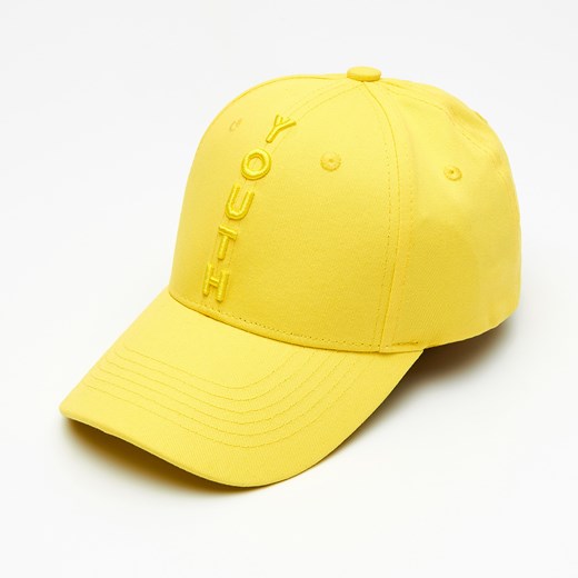Cropp - Czapka z daszkiem - Żółty Cropp One Size