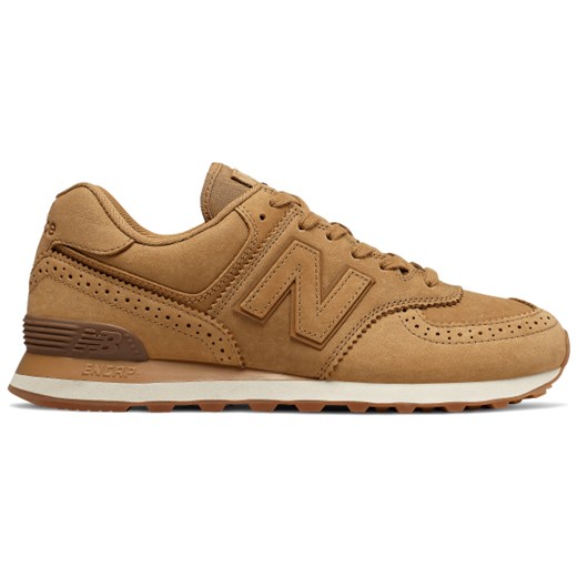 Buty sportowe męskie New Balance new 575 skórzane na zimę sznurowane 