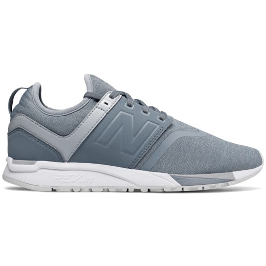 Buty sportowe damskie niebieskie New Balance w stylu casual bez wzorów płaskie na wiosnę 