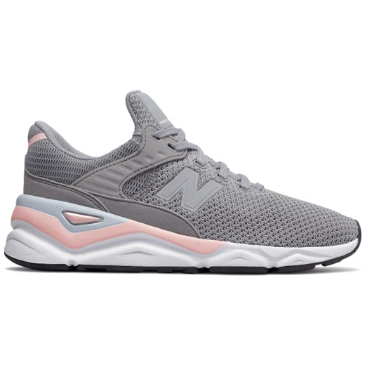 Buty sportowe damskie New Balance w stylu casual w eleganckim płaskie zamszowe 