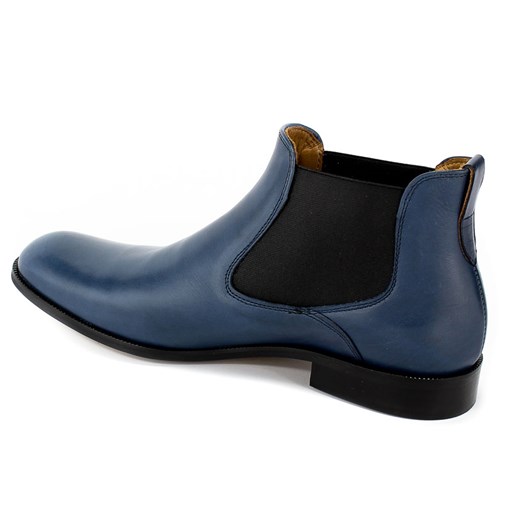 Conhpol buty zimowe męskie niebieskie na zimę 