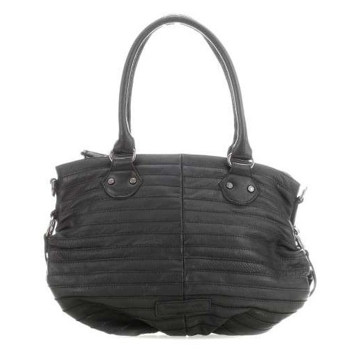 Shopper bag Fredsbruder matowa na ramię średniej wielkości elegancka 