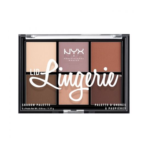 NYX Professional MakeUp Lid Lingerie Shadow Palette paleta matowych cieni do powiek 8.22g  Nyx Professional Makeup  Horex.pl
