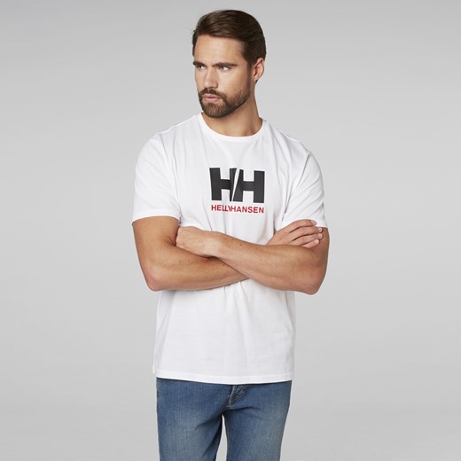 T-shirt męski Helly Hansen z krótkim rękawem z bawełny 