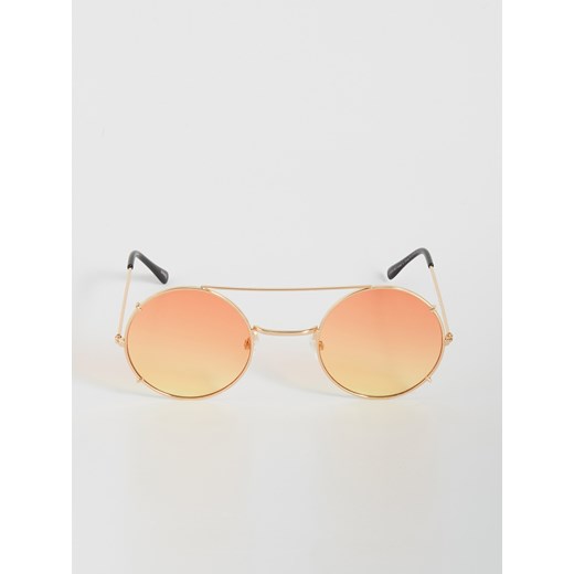 Sinsay - Kolorowe okulary przeciwsłoneczne - Wielobarwn  Sinsay One Size 