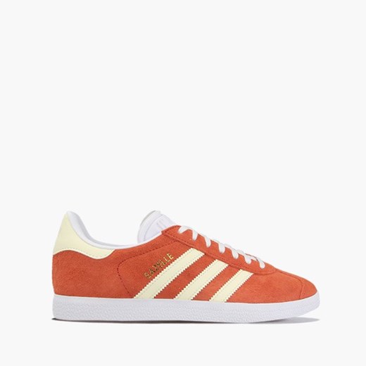 Trampki damskie Adidas Originals gazelle wiązane z niską cholewką bez wzorów sportowe płaskie 