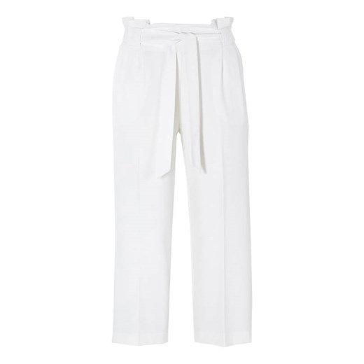Spodnie damskie Freequent białe gładkie 