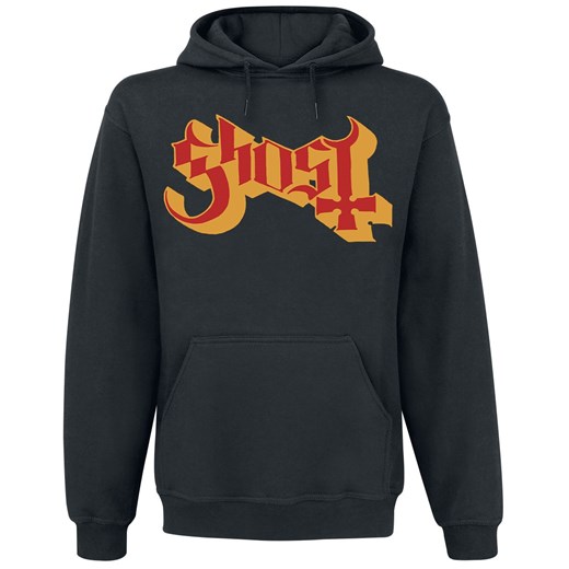 Ghost - Rat &amp; Nail Grucifix - Bluzy z kapturem - czarny Ghost  L EMP
