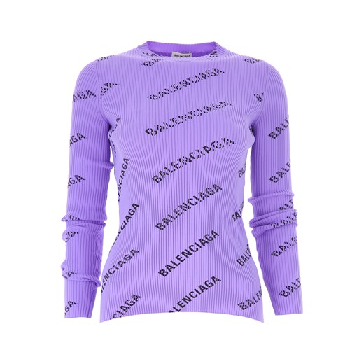 Balenciaga Koszulka dla Kobiet Na Wyprzedaży, liliowy, Poliamid, 2019, 44 M