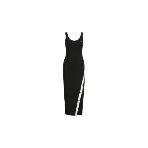 Sukienka Liu jo czarna elegancka midi na ramiączkach 