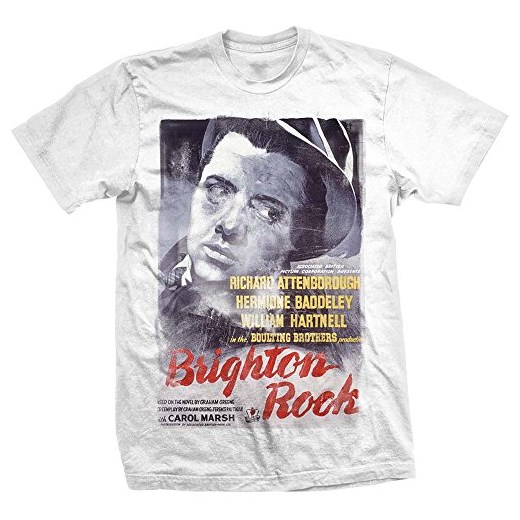 rockoff Trade męski T-shirt Brighton Rock, kolor: biały