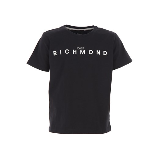 Richmond Koszulka Dziecięca dla Chłopców, czarny, Bawełna, 2019, 10Y 12Y 14Y 16Y 8Y Richmond  12Y RAFFAELLO NETWORK