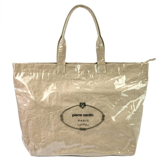 Shopper bag Pierre Cardin młodzieżowa na ramię lakierowana 