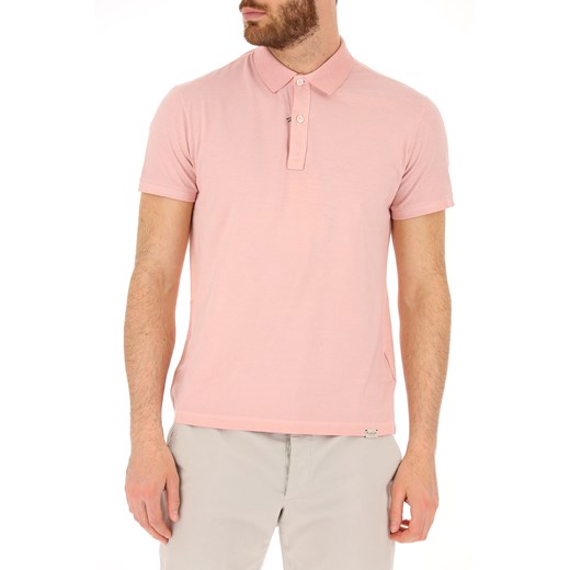Brooksfield Koszulka Polo dla Mężczyzn, matowy różowy, Bawełna, 2019, L M S XL Brooksfield  XL RAFFAELLO NETWORK
