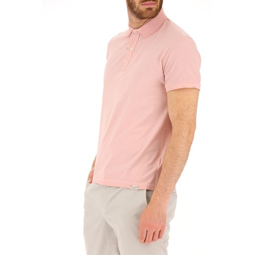 Brooksfield Koszulka Polo dla Mężczyzn, matowy różowy, Bawełna, 2019, L M S XL Brooksfield  L RAFFAELLO NETWORK