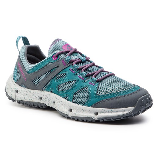 Buty trekkingowe damskie Merrell gładkie z tworzywa sztucznego płaskie
