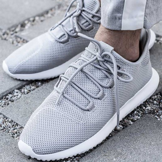 Buty sportowe męskie Adidas tubular szare sznurowane 