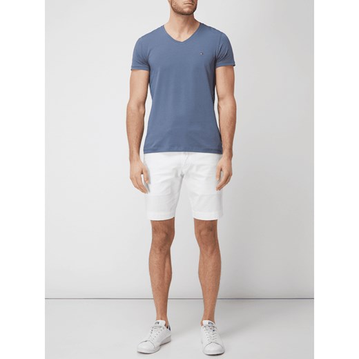 Tommy Hilfiger t-shirt męski bez wzorów z krótkim rękawem bawełniany 