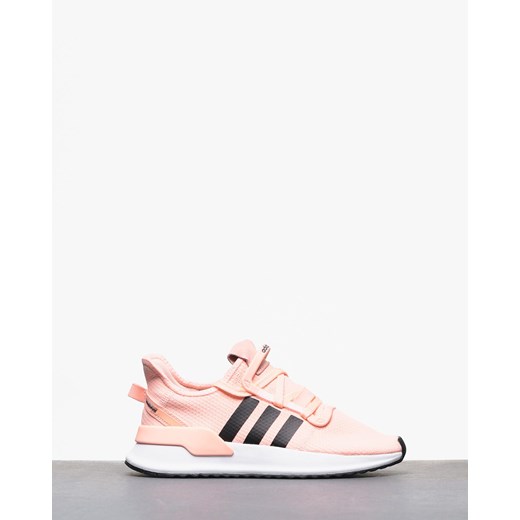 Różowe buty sportowe damskie Adidas Originals dla biegaczy wiązane 
