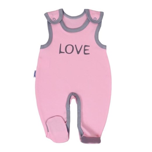 Odzież dla niemowląt różowa Terjan dla dziewczynki w nadruki 