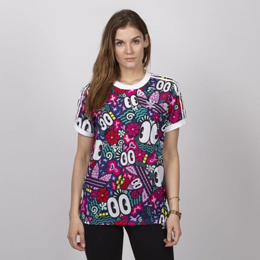 Bluzka sportowa Adidas Originals w abstrakcyjnym wzorze 