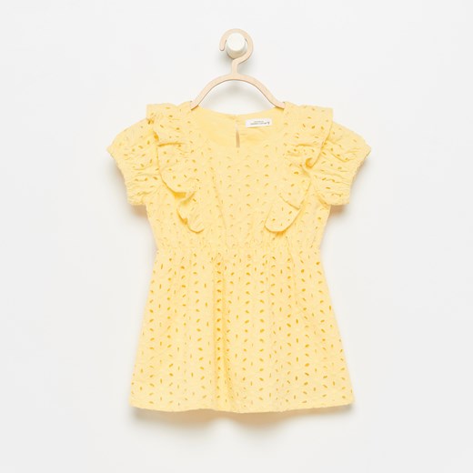Odzież dla niemowląt Reserved żółta z bawełny 