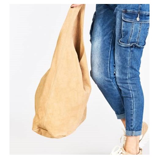 Shopper bag Lu Boo bez dodatków na wakacje na ramię 